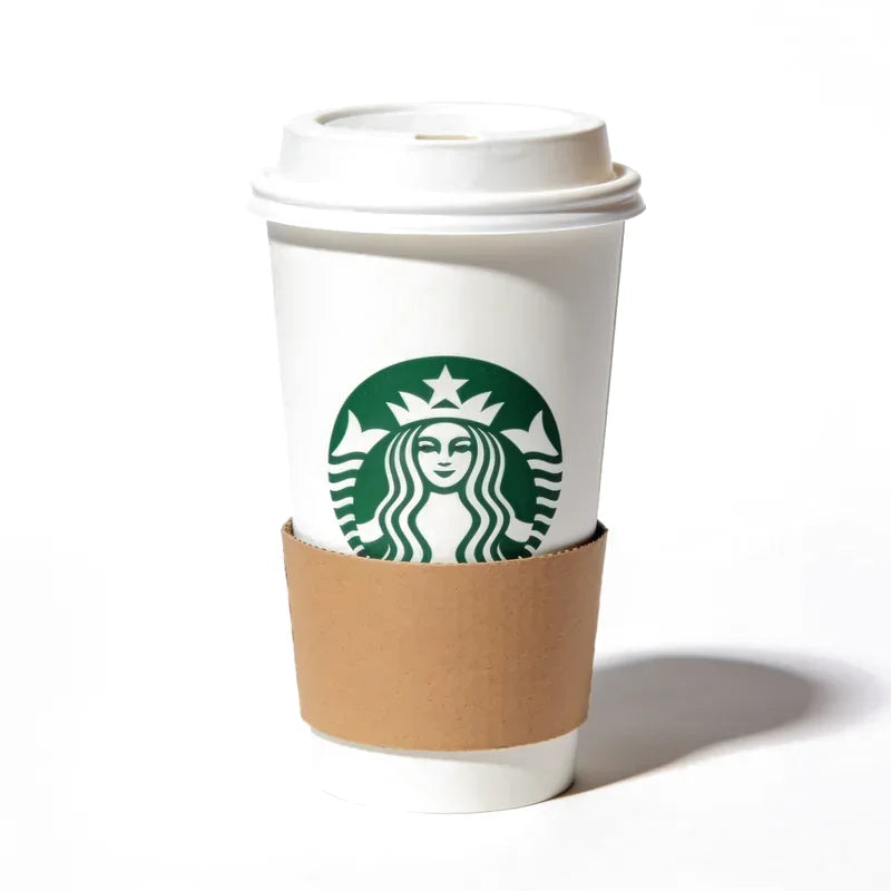 A takeaway latte cup