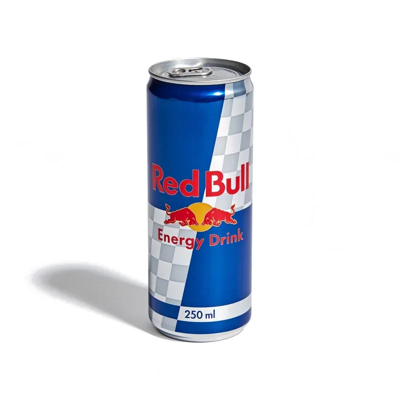 Illustration of a Red Bull Energy Drink can
