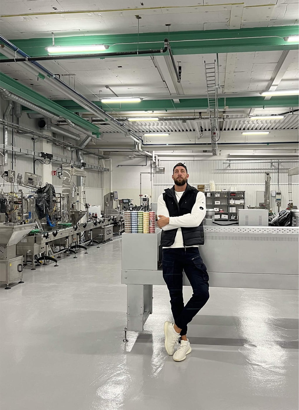 Inside the manufacturing line where SZN pouches are produced
