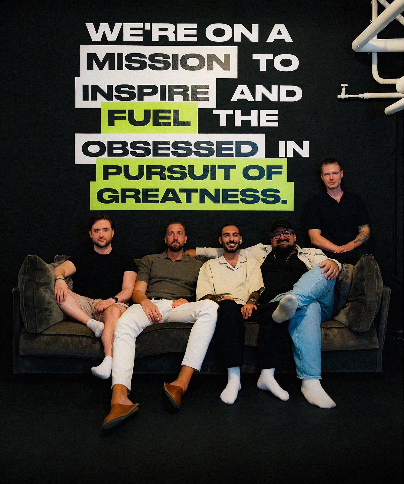 The SZN team at the studio